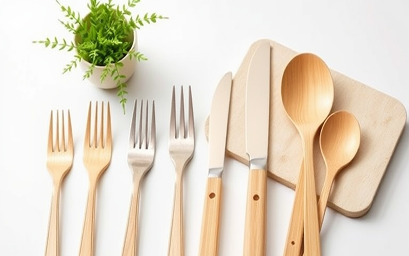 Bamboo Cutlery Set